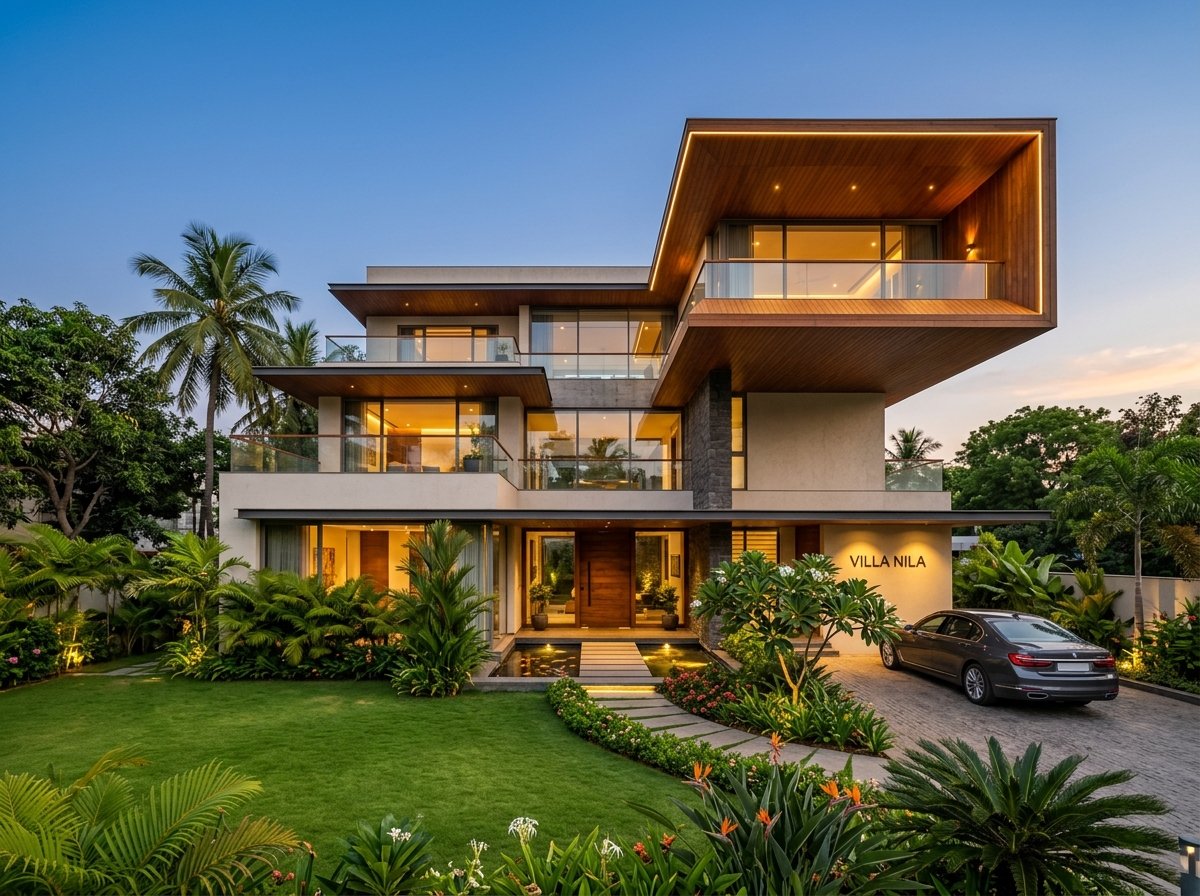 Contemporary Residential Villa Project in Chennai by Senate Constructions
